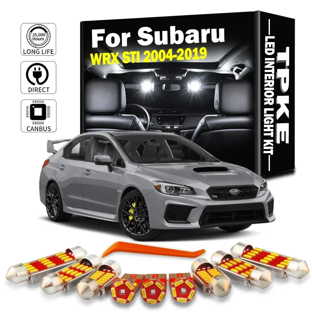 TPKE Interior LED Light Kit For Subaru WRX STI 2004-2015 201