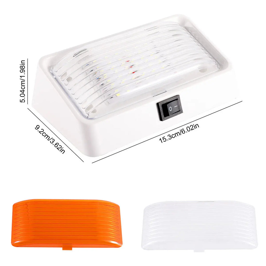1 Set 12V 24 LED Outside RV Motorhome Camper Trailer Interio