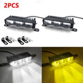 Mini LED Headlight Bumper Fog Lamps Projector Lens Car Grill Light Work Light Auxiliary Driving Lights for Car Motorcycle