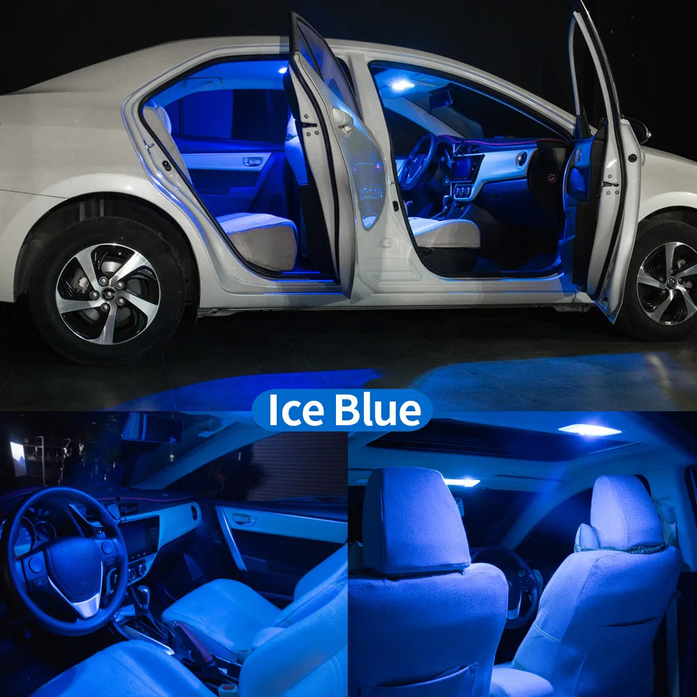 15-Piece LED Interior Light Kit for Opel 2004-2009 - Canbus Error-Free Interior Bulbs