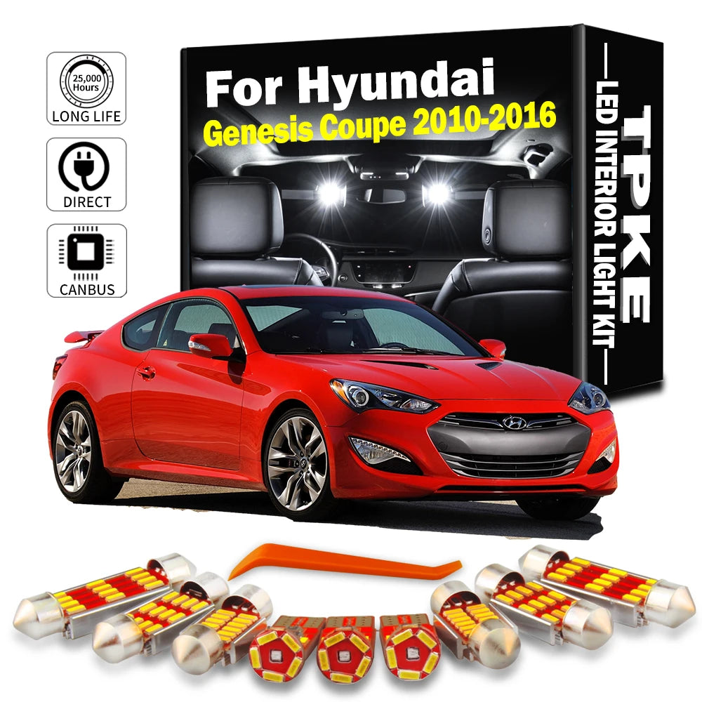 TPKE Canbus Error Free Car Bulbs Interior LED Lights Kit For