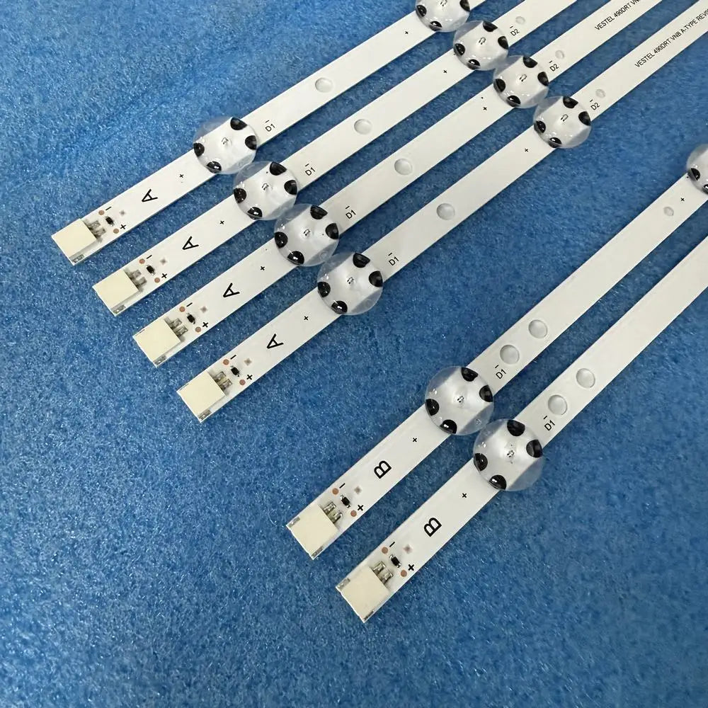 LED Strip for Vestel 49FA5000 49FA7000 Toshiba 49L3763DA TECHWOOD 49AO4USB 49A04USB Telefunken 49FC5510