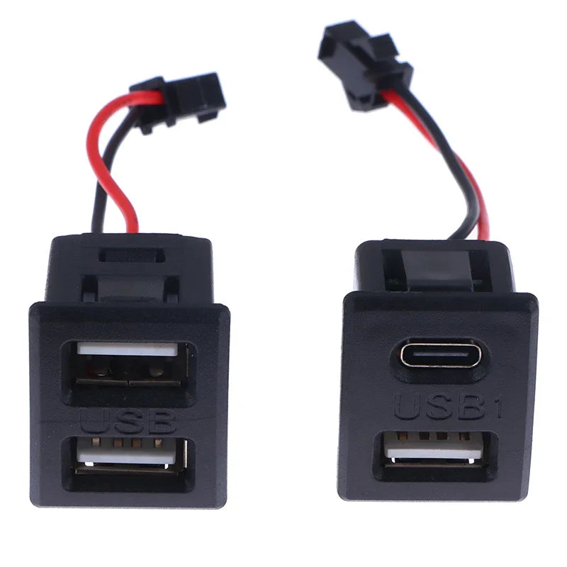 5V 2A USB Type-C Charging Port Flush Mount Panel Arc Surface