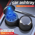 Car Ashtray Universal One Click Open Lid Personalized LED Am