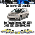 11-Piece LED Interior Light Kit for Toyota - Canbus Error-Free Interior Bulbs