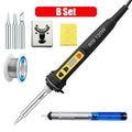 Electric Soldering Iron 220V 120W Soldering Iron Repair Soldering Tool Set LED Digital Display Adjustable Temperature 200-600
