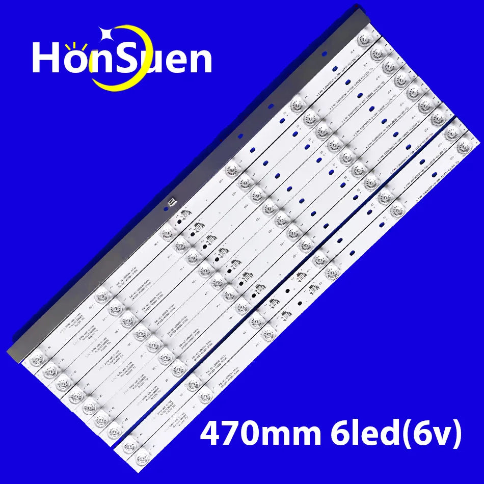 LED Backlight Strip for KIT 10PCS LED Backlight Strips for 50 TV 50AC710 50C711 LVU500NDJL MS9W01 V1