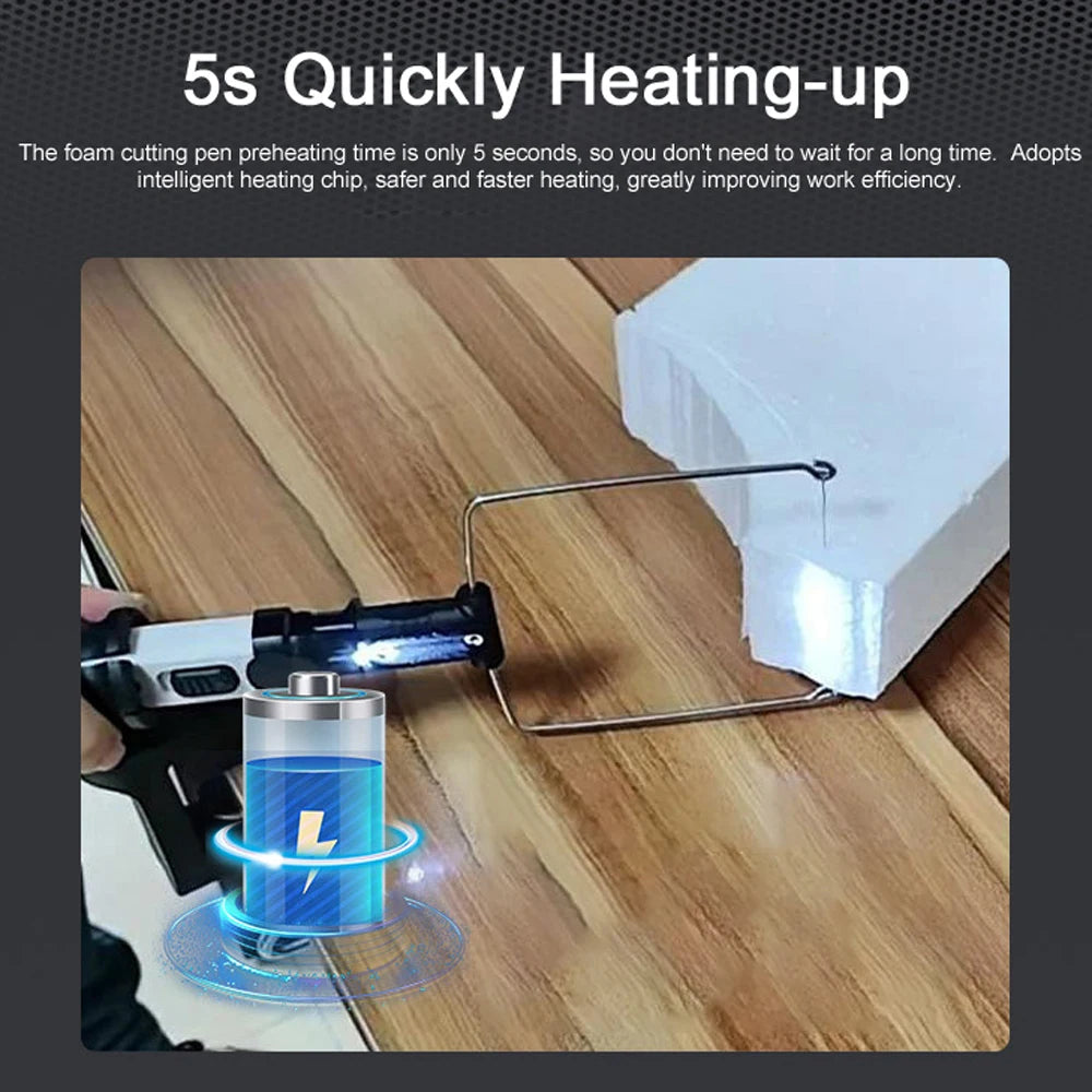 Portable Cordless Foam Cutter Hot Wire Foam Cutter Pen Styro