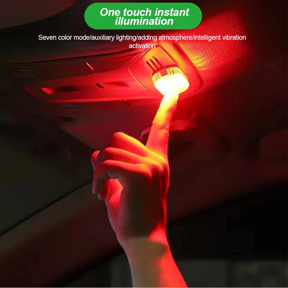 1 PC Multi Color Car Light Wireless LED Touch Light Roof Lig