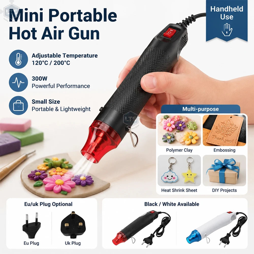 EU/US Hot Air Gun Soldering Temperature Blower Gun DIY Craft