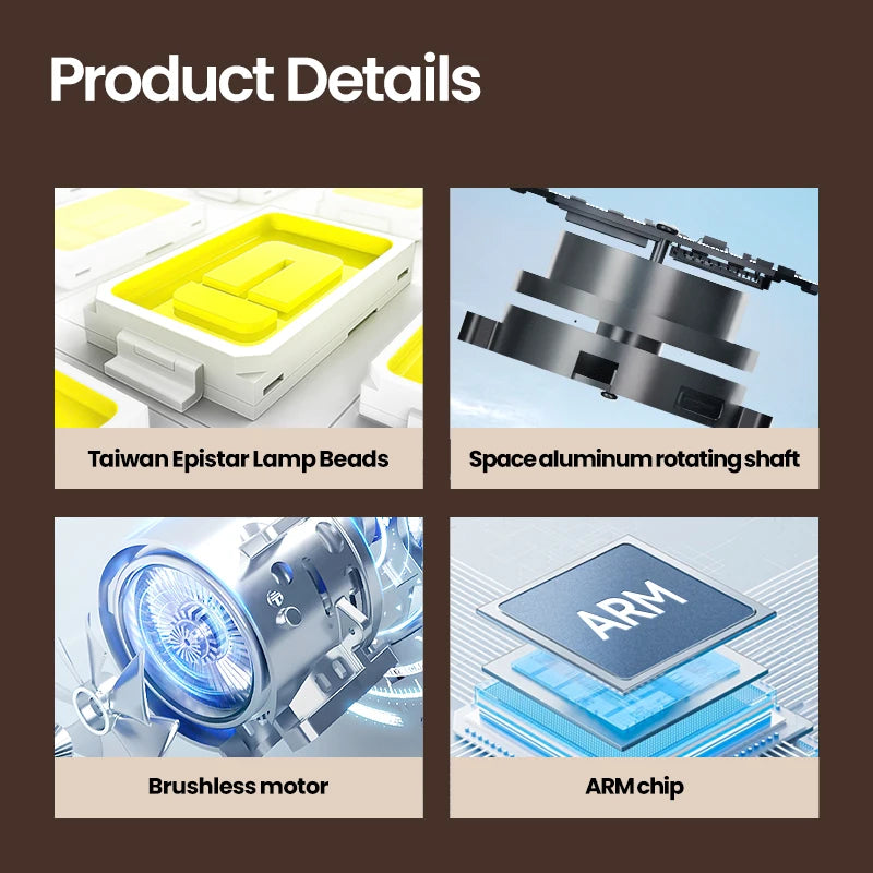 New 15.3 CM Custom Logo Products Transparent LED Display min