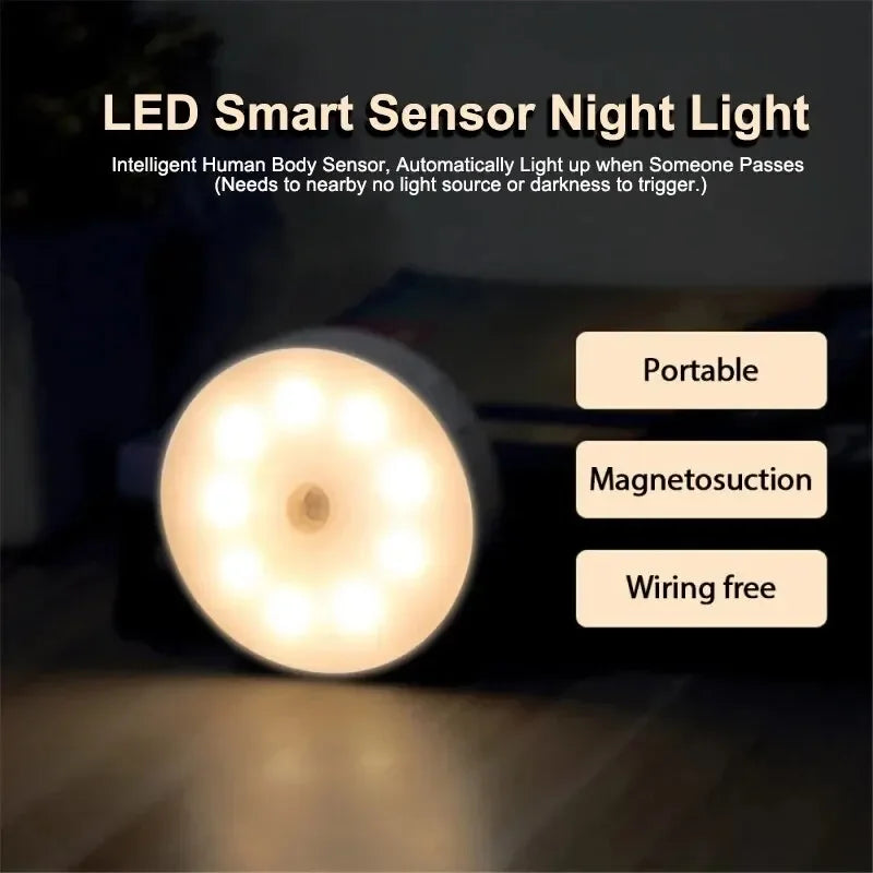 LED Night Light Smart Human Body Sensor with Digital Sensor 