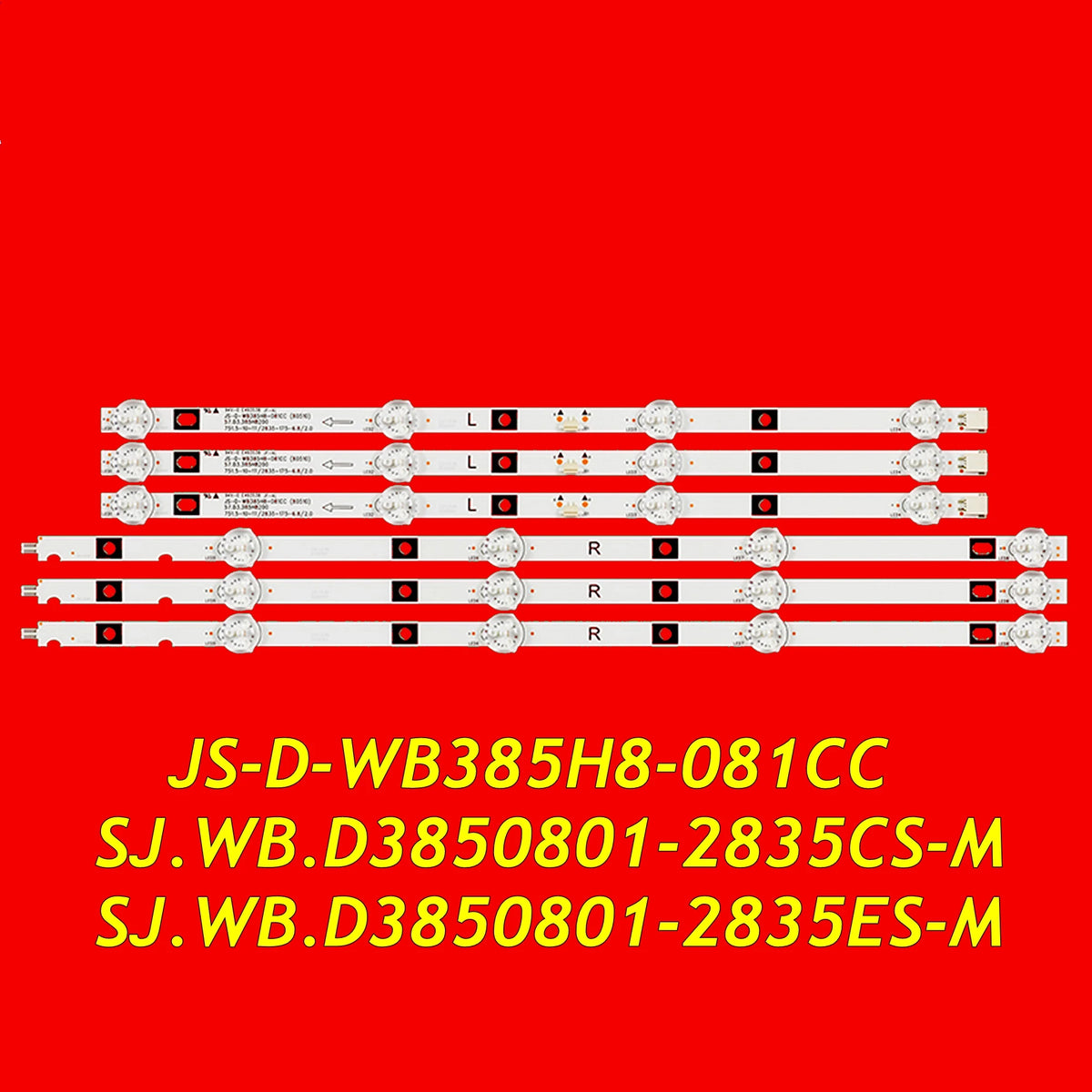 LED Backlight Strip for GTV400-2 W5039A GP-42LX02 LED4248G VL-4218A SJ.WB.D3850801-2835CS-M