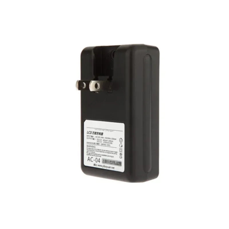 Universal 2 in 1 LCD Indicator Mobile 32-55mm Battery Charger Screen USB Port For Cell Phone Chargers Charging US/UK/EU Plug