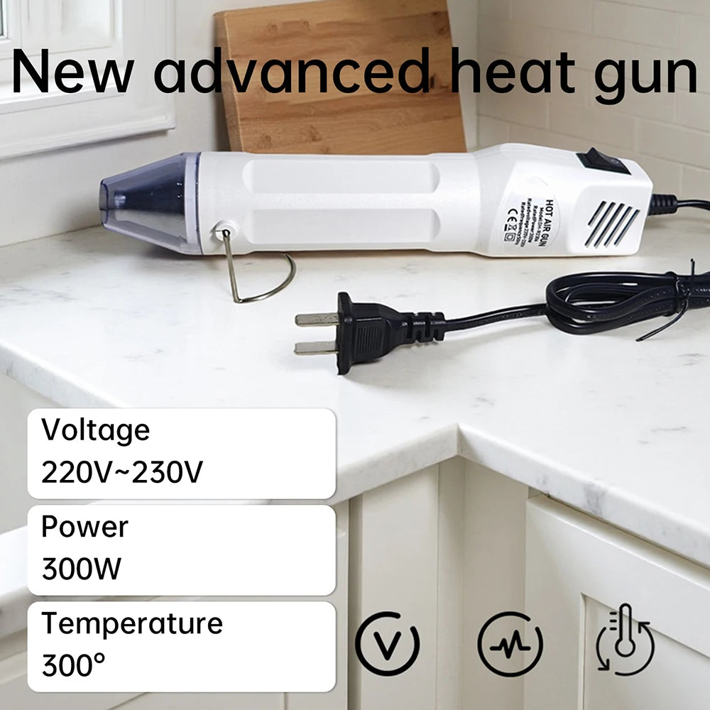 220V Hot Air Gun Electric Hot Dryer Mini Heat Gun 300W DIY W