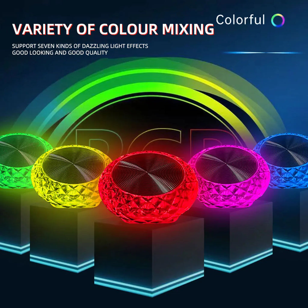 Mini USB LED Car Light Portable Plug Play Ambient Light Auto
