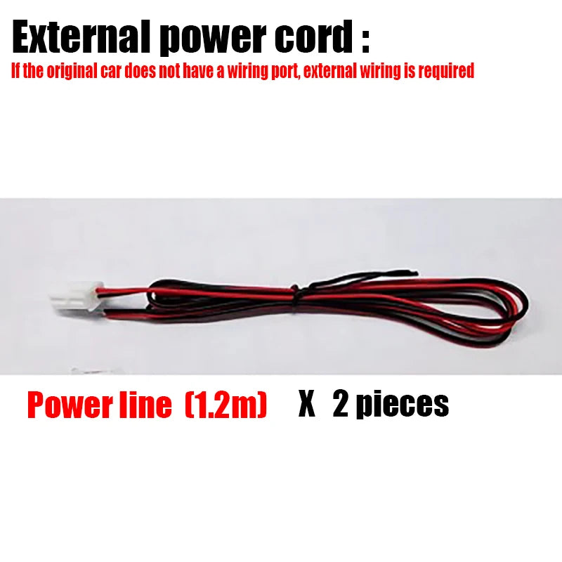 2Pcs Car Interior LED Signal Light Foot Ambient Indoor Footwell Bulb Foot Nest Lamps Red White For Lexus IS250 IS350 IS350C IS F