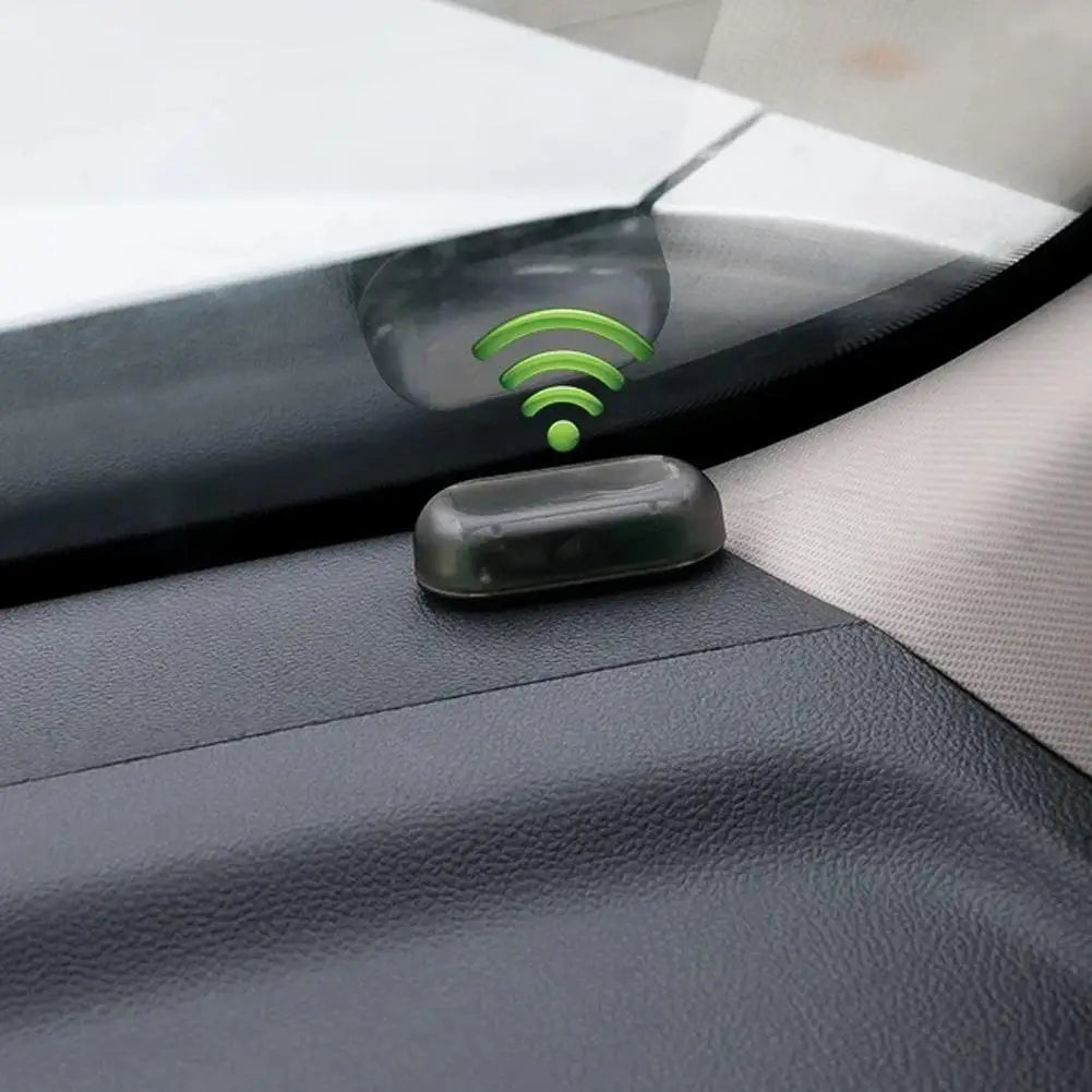 Car Fake Security Light Solar Powered Universal Warning LED 