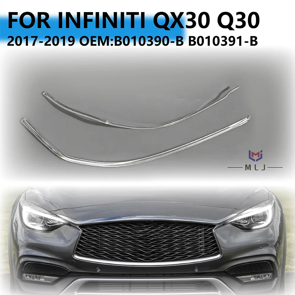 Angel Eye Acrylic LED DRL Light Guide Strip Tube Daytime Running Light Replacement For Infiniti Q30 QX30