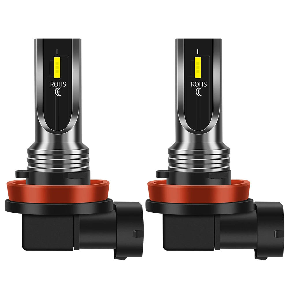 2PCS H11 H8 9006 HB4 LED DRL Fog Light Car Headlight Bulb Be