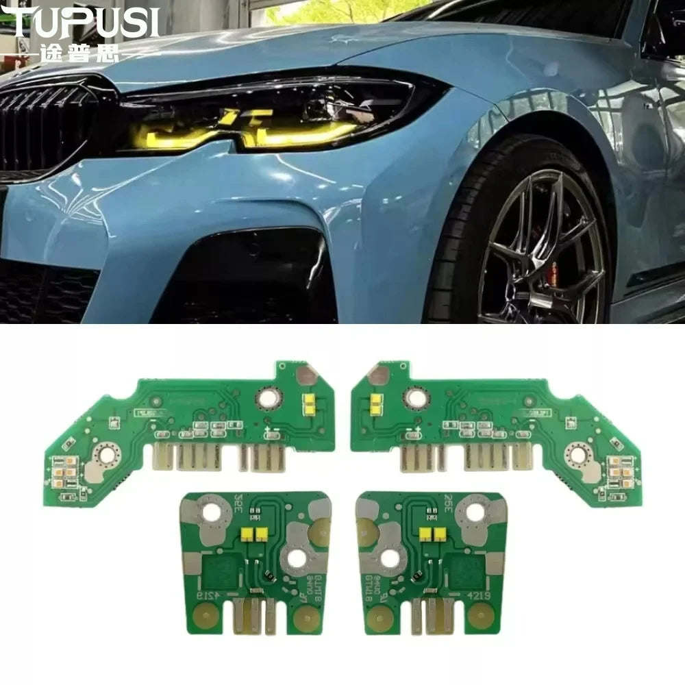 LED Headlight Daylight Led Chips Lemon Yellow Headlights Running Light DRL Modules Accessories for BMW G28
