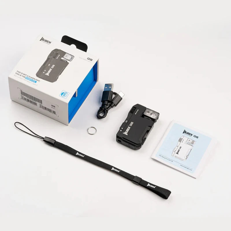 WUBEN G5 Mini EDC Light Portable Pocket Flashlight 400Lumens