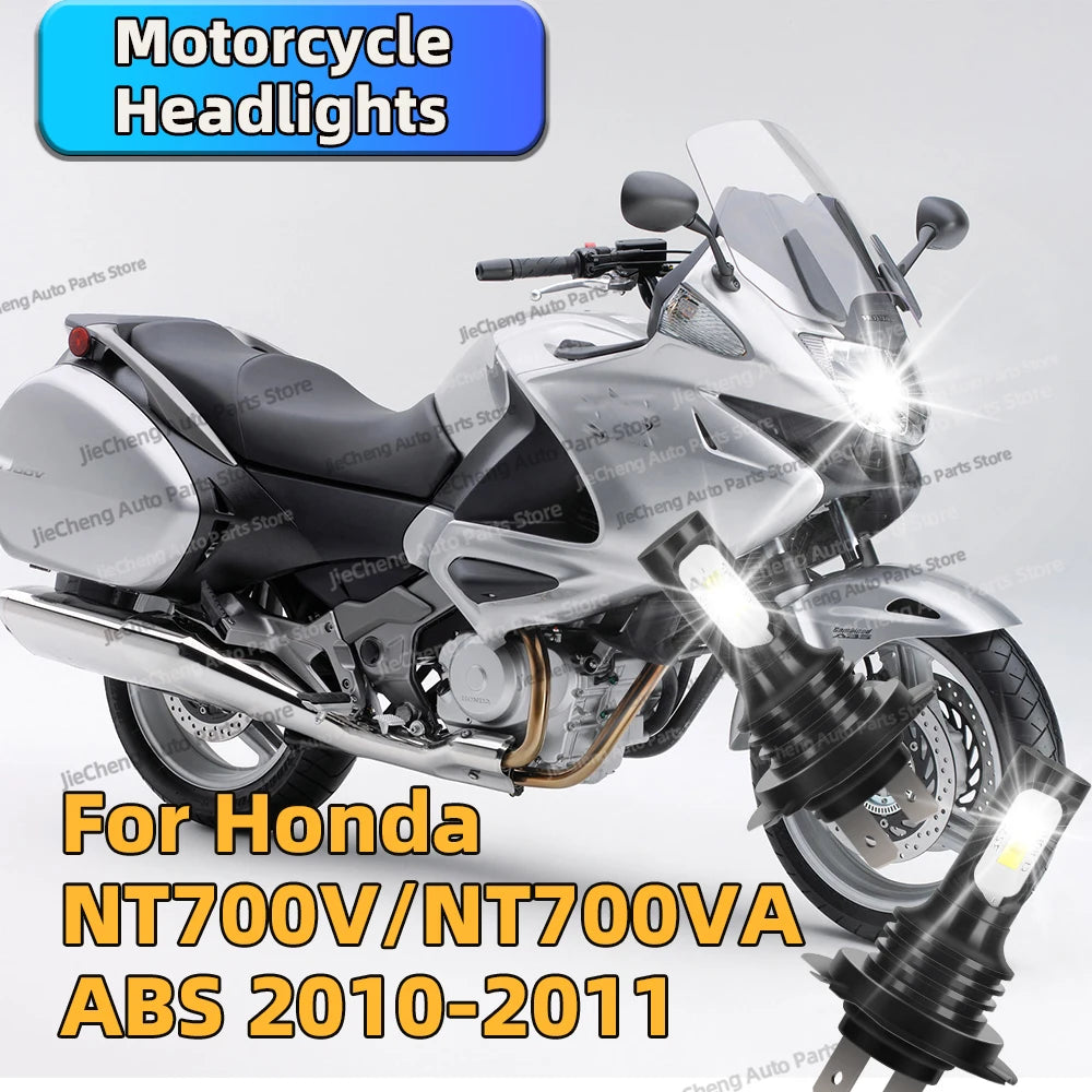 2PCS Motorcycle H7 LED Headlight Bulbs 45w Upgrade Moto Lamp
