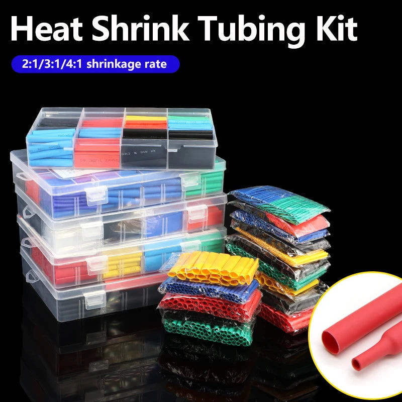 2 1/ 3 1/4 1 Shrinkage Tubing Kit 73 900pcs Cable Repair Pro