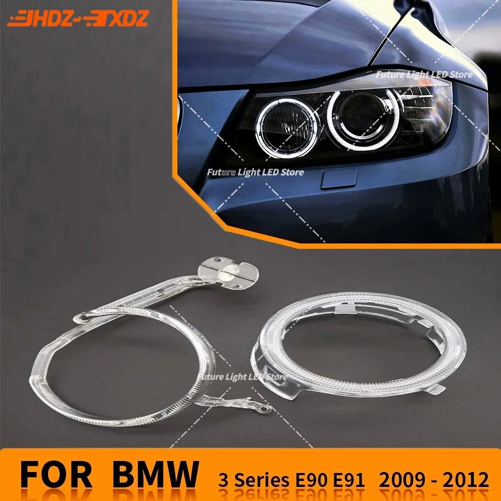 Angel Eye DRL Light Guide Plate Headlight Light Tube Daytime Running Light Guide Tube Strip For BMW 3 Series