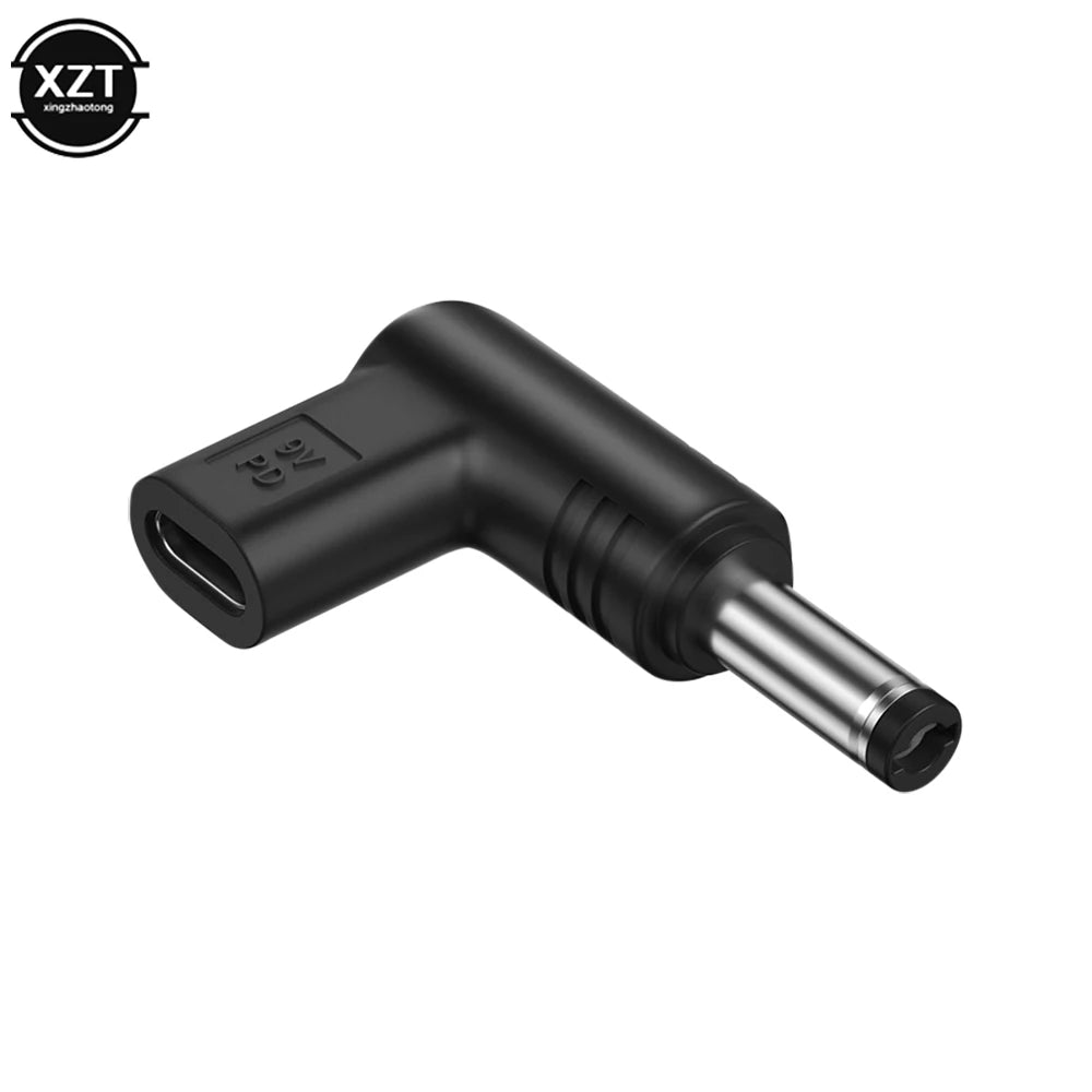 USB C PD to DC Power Connector Universal 5V 9V 12V 15V 19V T