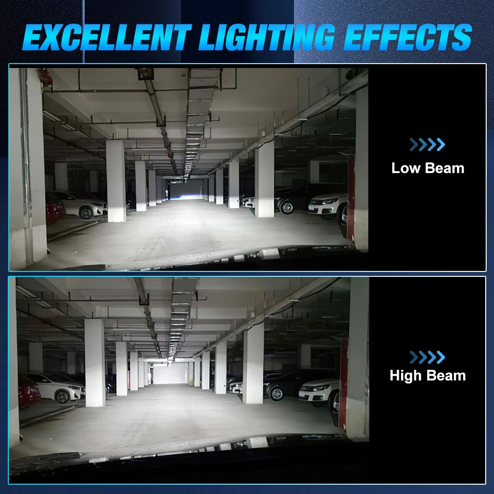 30000LM H7 LED Headlight Kit Mini Canbus H7 Led Bulb 130W 35