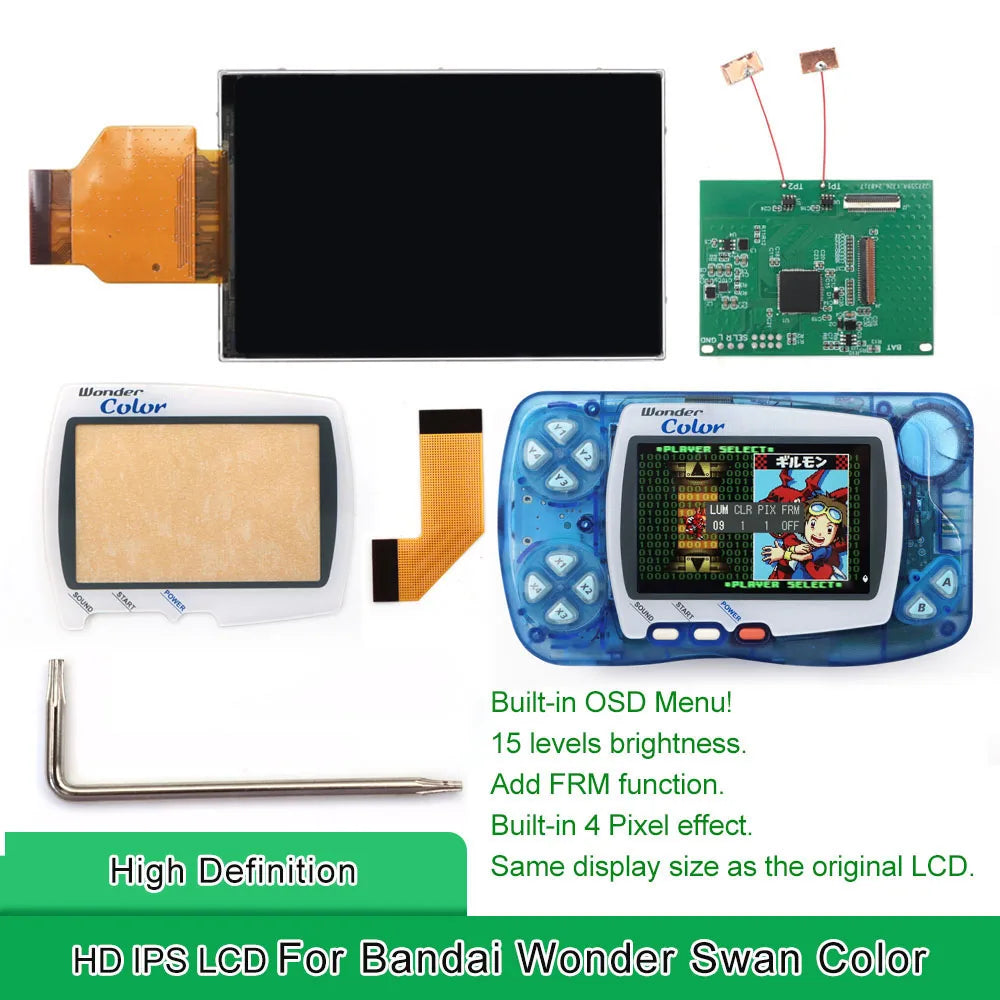 HISPEEDIDO High Definition WSC Backlight LCD kit IPS display