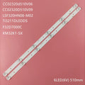 LED Backlight Strip for 32inch DEXP f32d7000c CC02320D510V09 CC02320D510V06 1410 32E20 2X6 6S1P 0D20 5.0