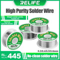 RELIFE RL-445 0.3/0.4/0.5/0.6mm High Purity Solder Wire Rosi