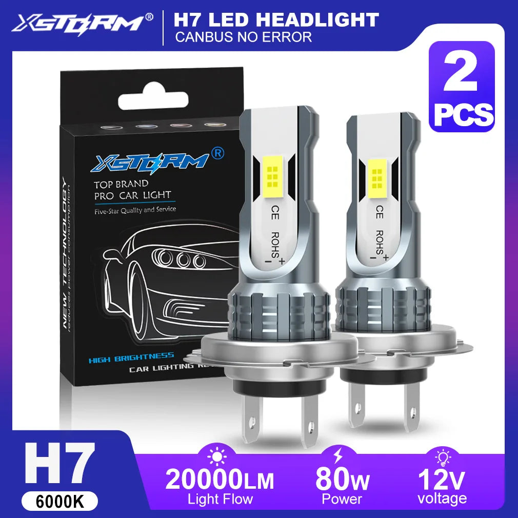 XSTORM H7 LED Fog Lights Bulbs H4 H11 9005 9006 LED Headligh
