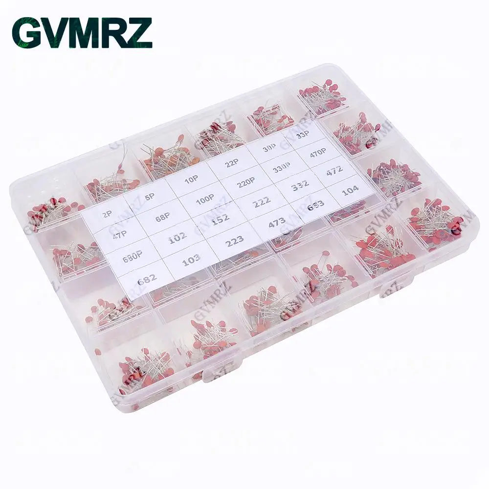 300PCS 960PCS 3600PCS Ceramic Capacitors Kit Electronic Components Package Capacitor Assorted Samples Diy Kit