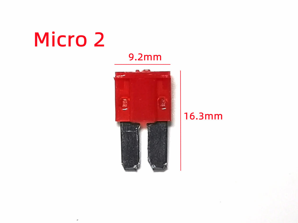 10PCS/lot Fuses Mini Small Medium Micro 2 Car Fuse 2A 3A 5A 7.5A 10A 15A 20A 25A 30A 35A 40A 50A Amp Clip Fuse Set for Car Truck