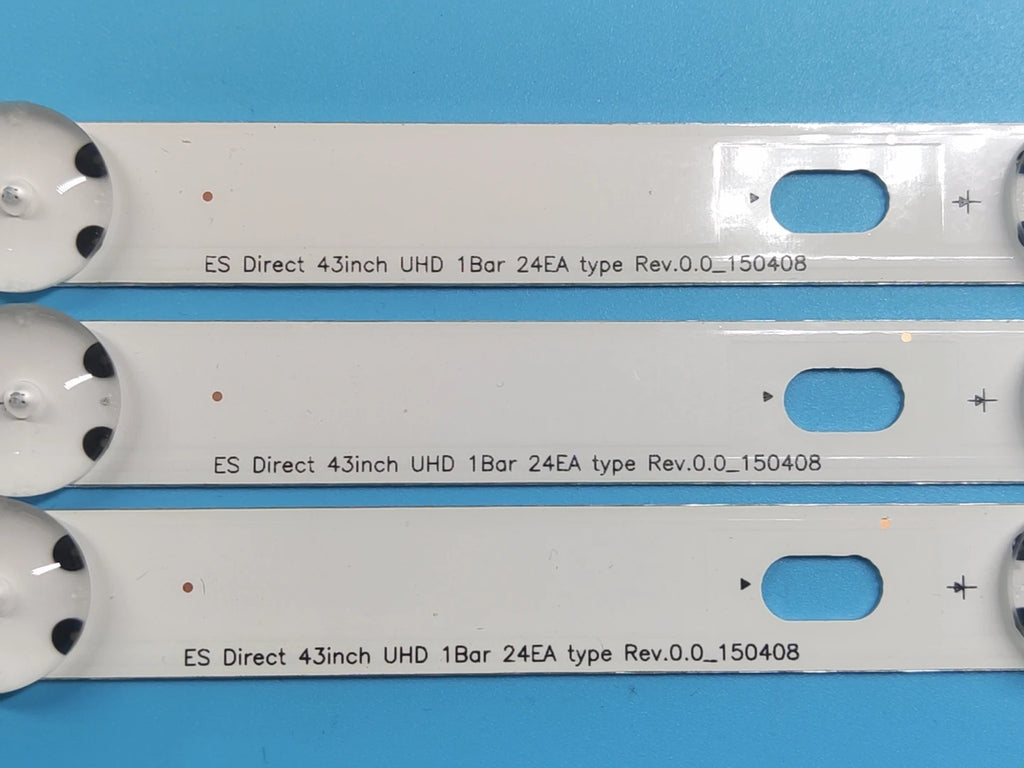 LED Backlight Strip for 3pcs x 43 inch LED Backlight for 43uh610A 43UF640V 43uh619v 43UH610V 43UH6030 UF64