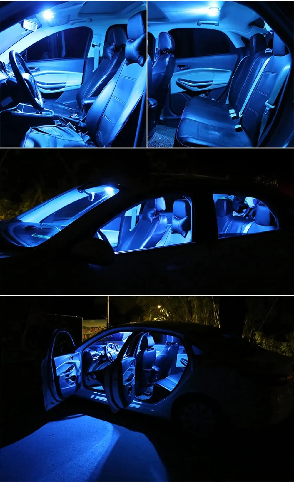 2/4/10pcs C5w C10W Led Festoon 31mm 36mm 39mm 41mm Interior Lights Canbus LED Reading Light Car Dome Light License Plate Light