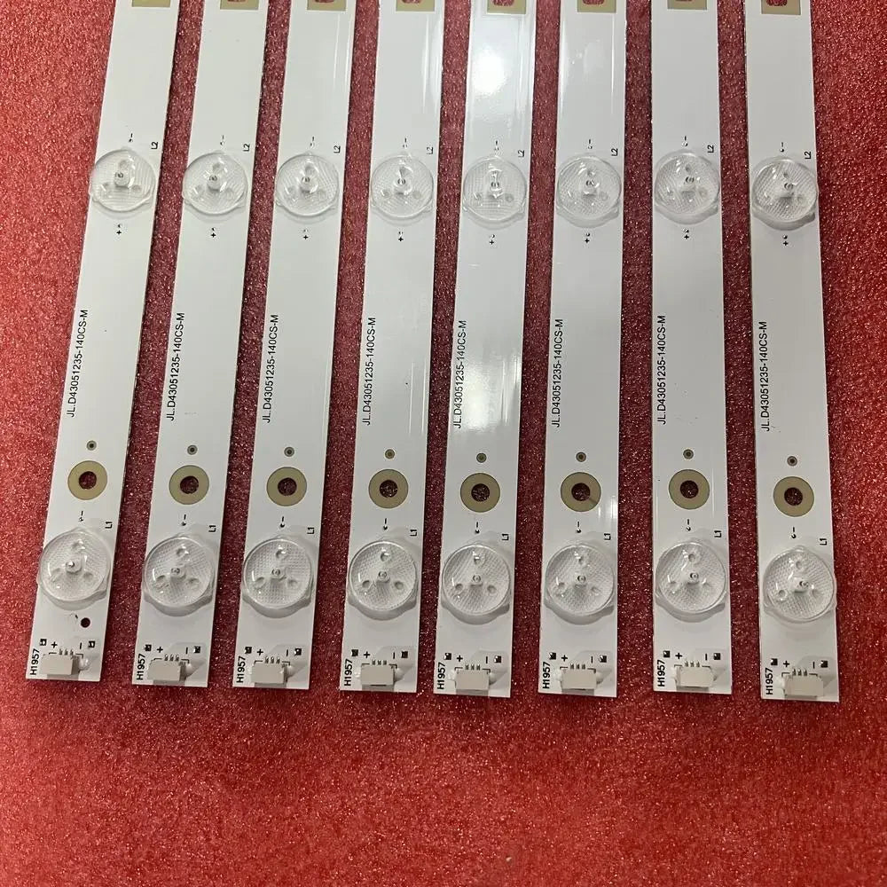 LED Backlight Strip for 8PCS LED backlight Strip 5LED For Toshiba 43E10 LVF430TVD0 E1 V39 TV 43L3500C