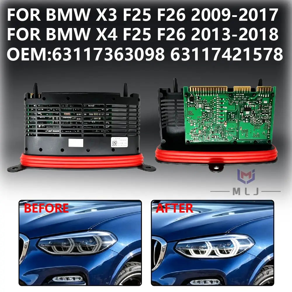 Headlight Ballast Control Unit TMS Driver Module Angel Eye DRL for BMW F25 F26 X3
