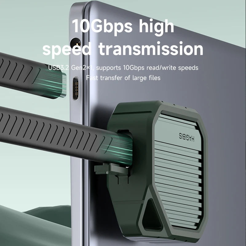 Hagibis 2230 M.2 NVMe SSD Enclosure USB 3.2 Gen 2 10Gbps to 