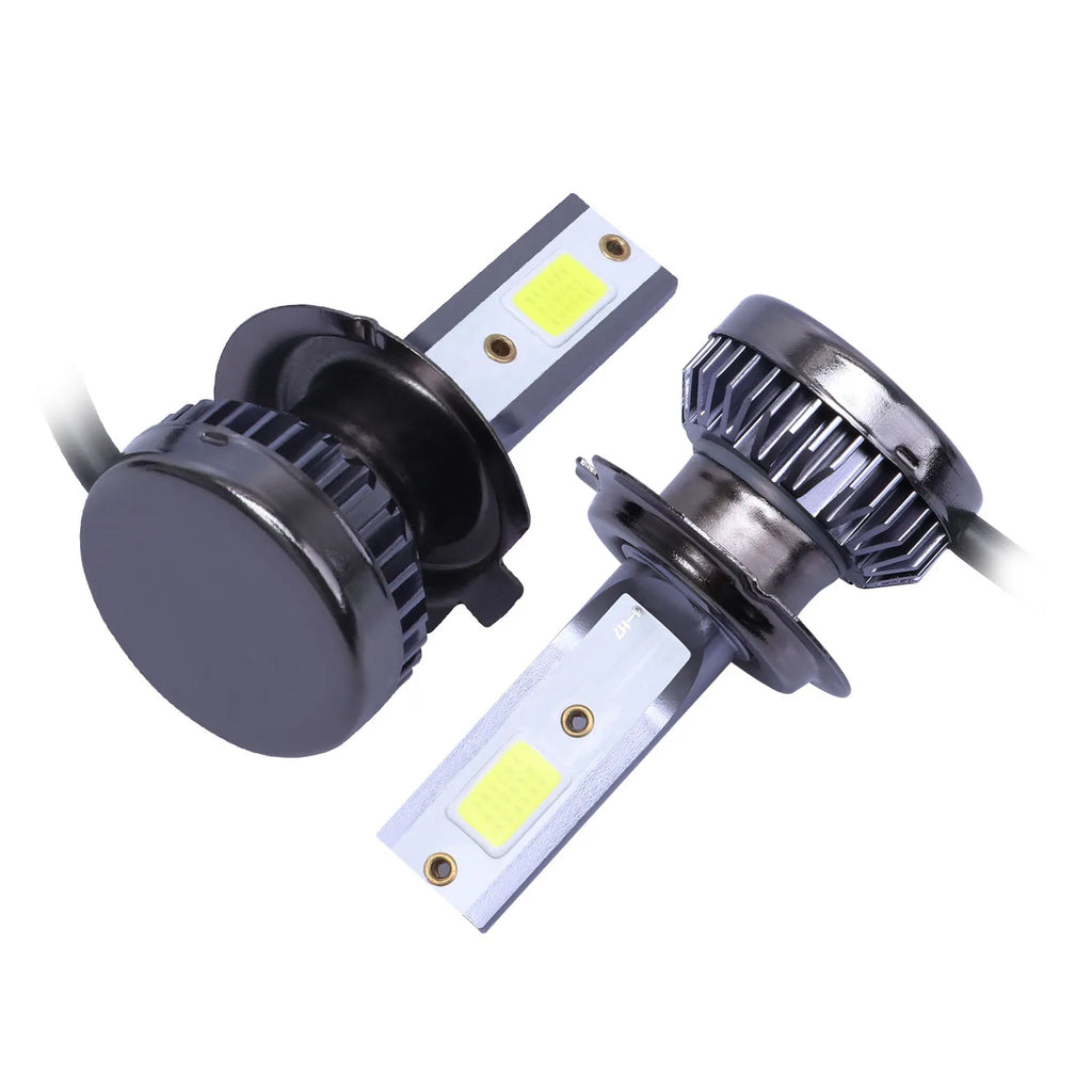 2Pcs H7 Car Headlight Bulbs LED 12000LM 80W Mini H1 H4 H8 H9