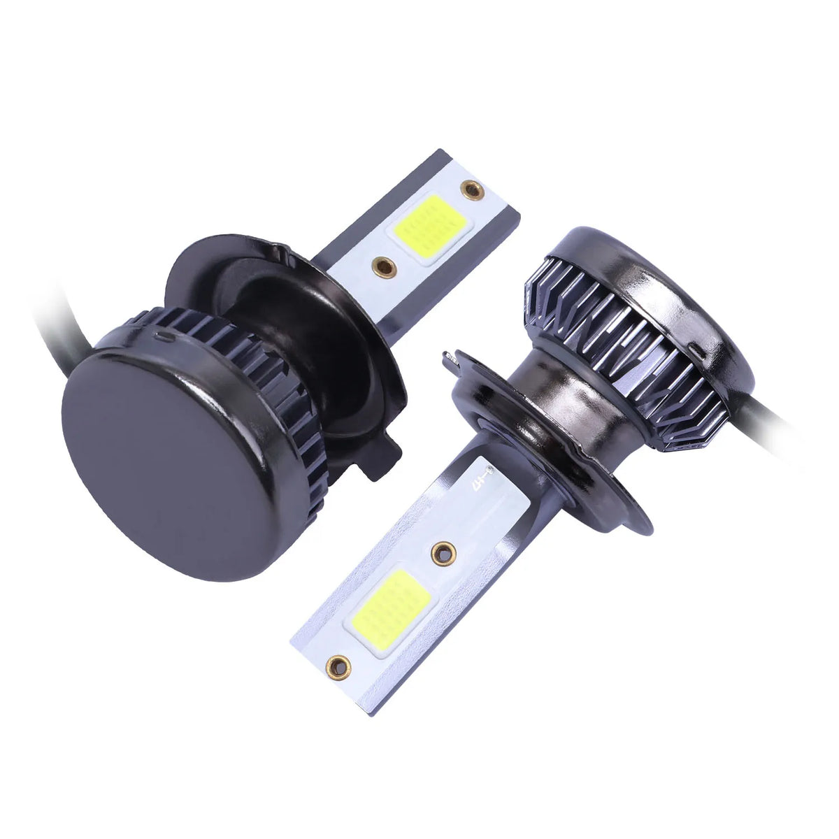 2Pcs LED H7 Car Headlight Bulbs 12000LM 80W Mini H1 H4 H8 H9