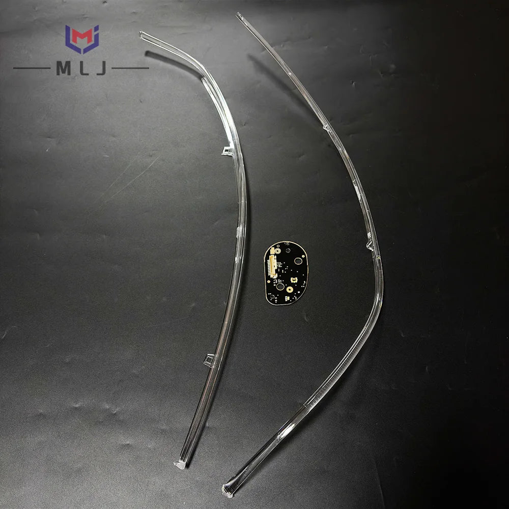 DRL Light Guide Tube Strips Light Source Chips PCB Boards Spare Parts For Volkswagen ID.4 Cross 2021-2024