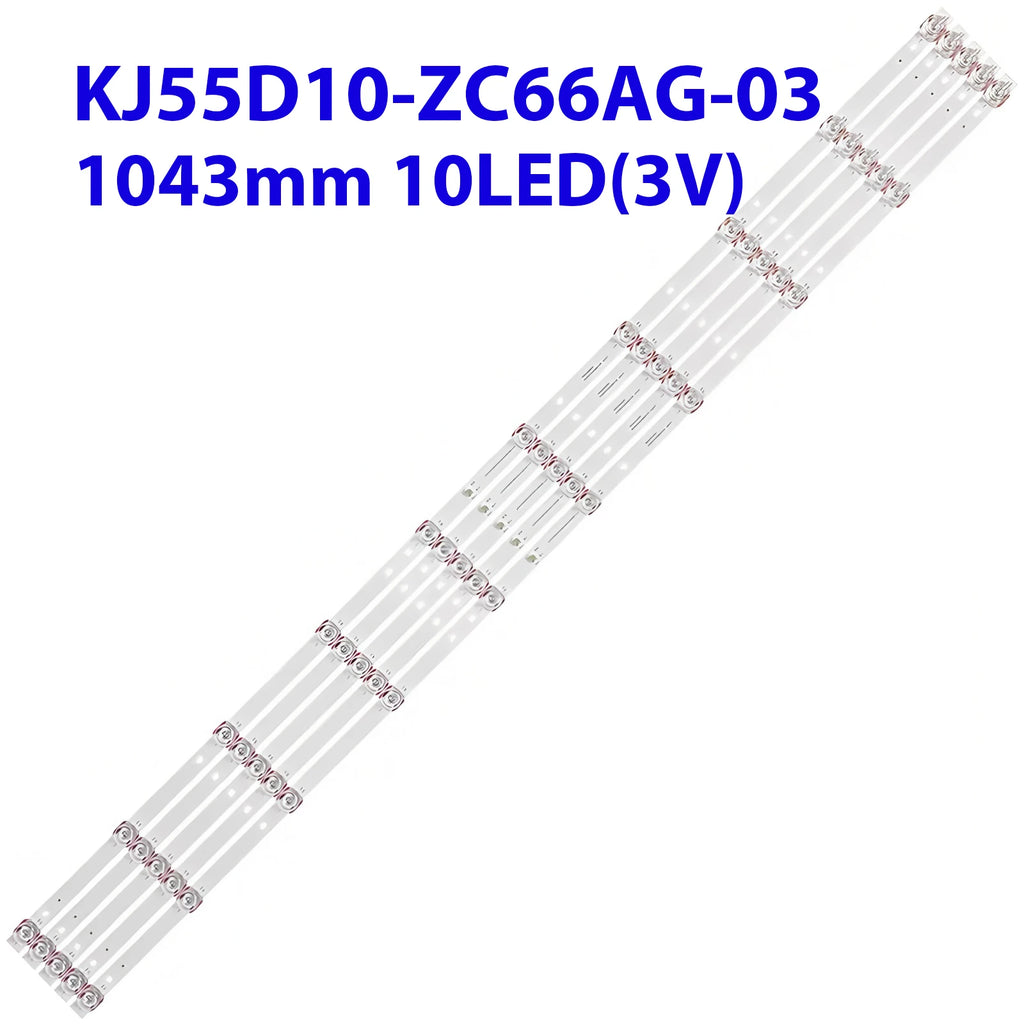 LED Backlight Strip for 5pcs/Kit LED Strips 55 TV DIJITSU UA55DW KJ55D10-ZC66AG-03 03D 2019-08-17 10S1P