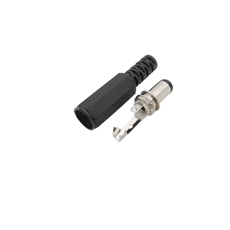 10Pcs/lot DC Power Male Plug 5.5mm x 2.1mm Connector Solderi