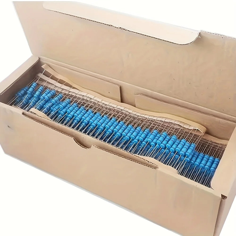 1300PCS 1/2W 0.5W 1% 1R 3M Ohm 130Values Metal Film Resistor