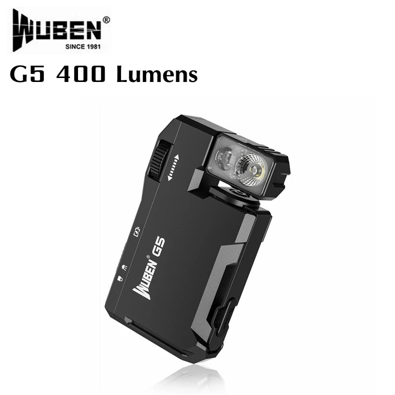 WUBEN G5 Mini EDC Light Portable Pocket Flashlight 400Lumens