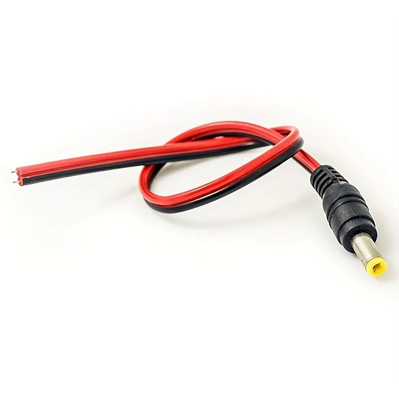 10PCS 12V DC Connectors Male Female Jack Cable Wire Line Ada